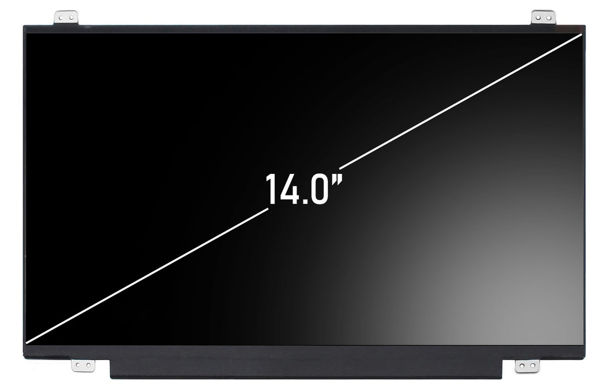 REPLACEMENT 14'' LED HD GLOSS SCREEN 30 PIN CONNECTOR WITH TOP AND BOTTOM BRACKETS
