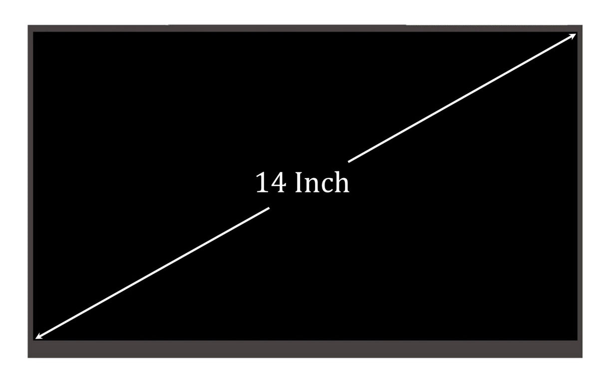 LM140LF1F02 14.0" 144hz Full HD 1920x1080 100% SRGB IPS LED LCD Display Screen Panel Replacement 40 Pin 125077